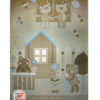 فرش اتاق کودک طرح خرس و دوستانش کد 6141307