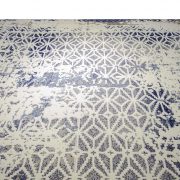 فرش ماشینی کاشان طرح وینتیج (کهنه نما) زمینه کرم کد 6142410
