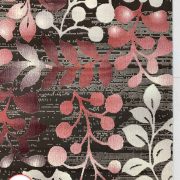 فرش مدرن ارزان پتینه گل برجسته زمینه طوسی صورتی کد 917
