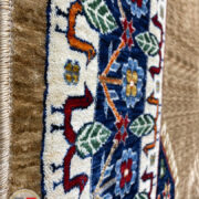 فرش ماشینی طرح سنتی چکامه نسکافه ای کد 2007